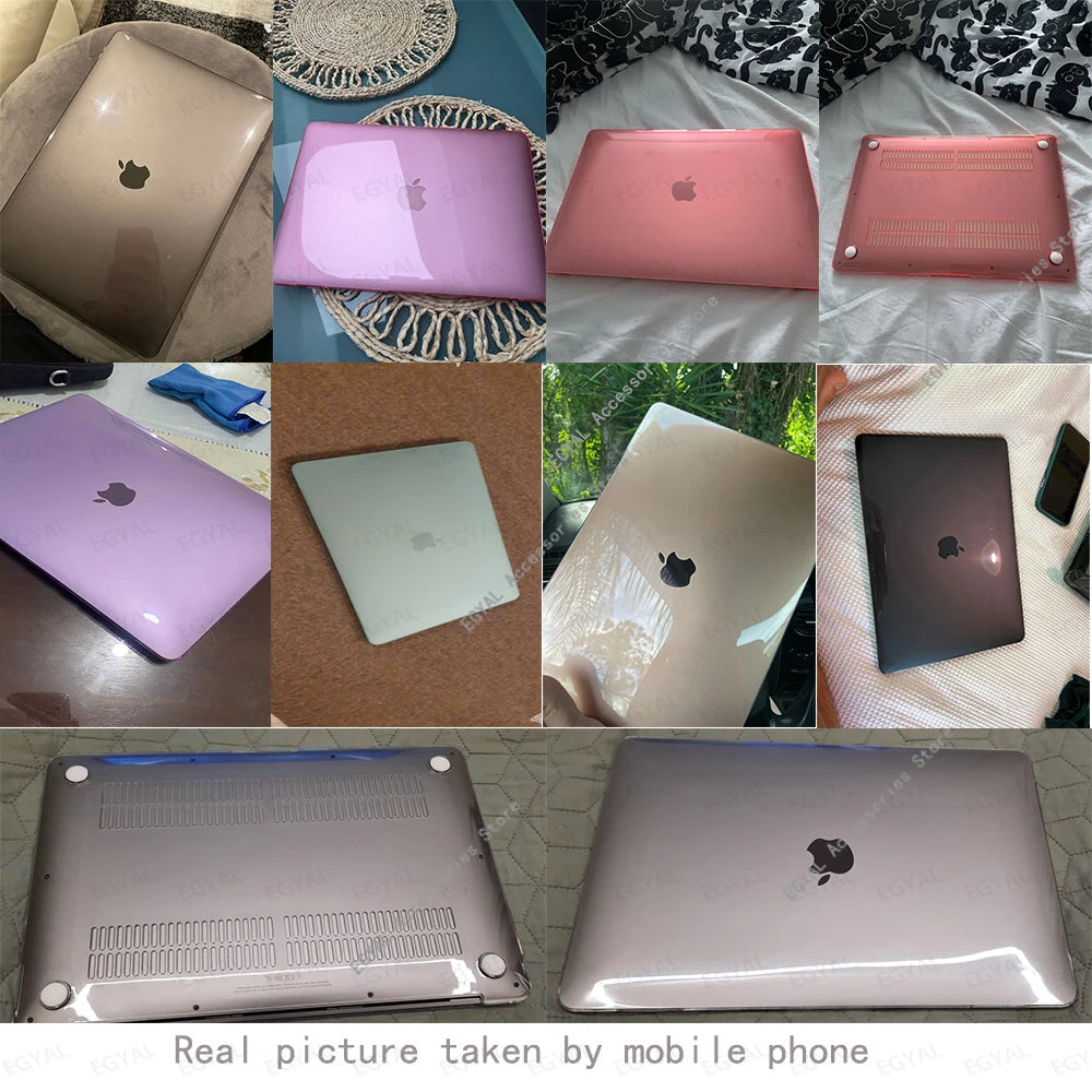 Laptop Case For Macbook air 13 2025 Case for 13.6 inch M2 M3 M4 Chip Model A3240 Cover for Air 15 M4 2025 A3241 M3 M2 15.3 Case