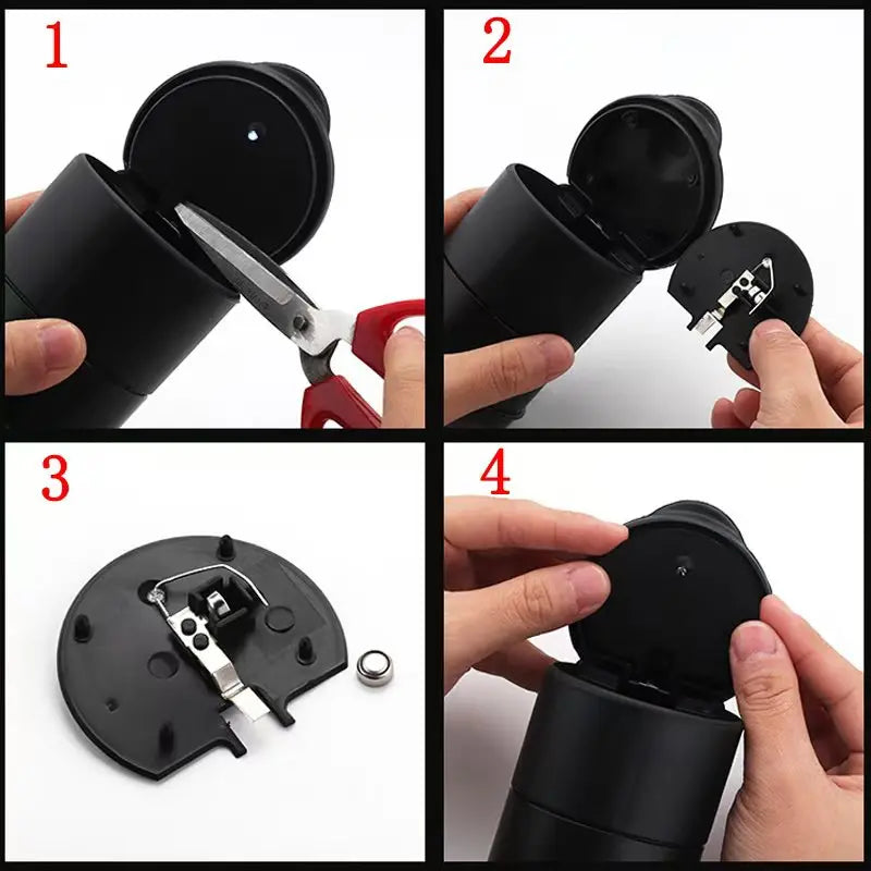 Portable Car LED Ashtray Universal Auto Ashtray Cigarette Ash Holders Cup Car Interior Decor Auto Accessories Interior 7x7x10CM